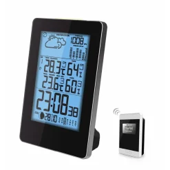 Best Plus termometre Inde & ude Trådløs vejrstation Sort