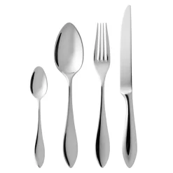 New Gense Indra Bestiksæt 16 dele Blankt stål