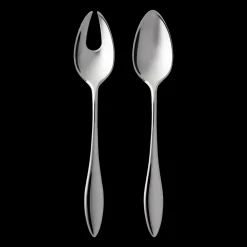 New Gense Indra Salatbestik Blankt stål