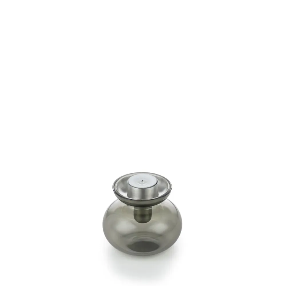 Sale Zone Denmark Inu Vase/Lysestage 2 dele Smoked Grey/Steel