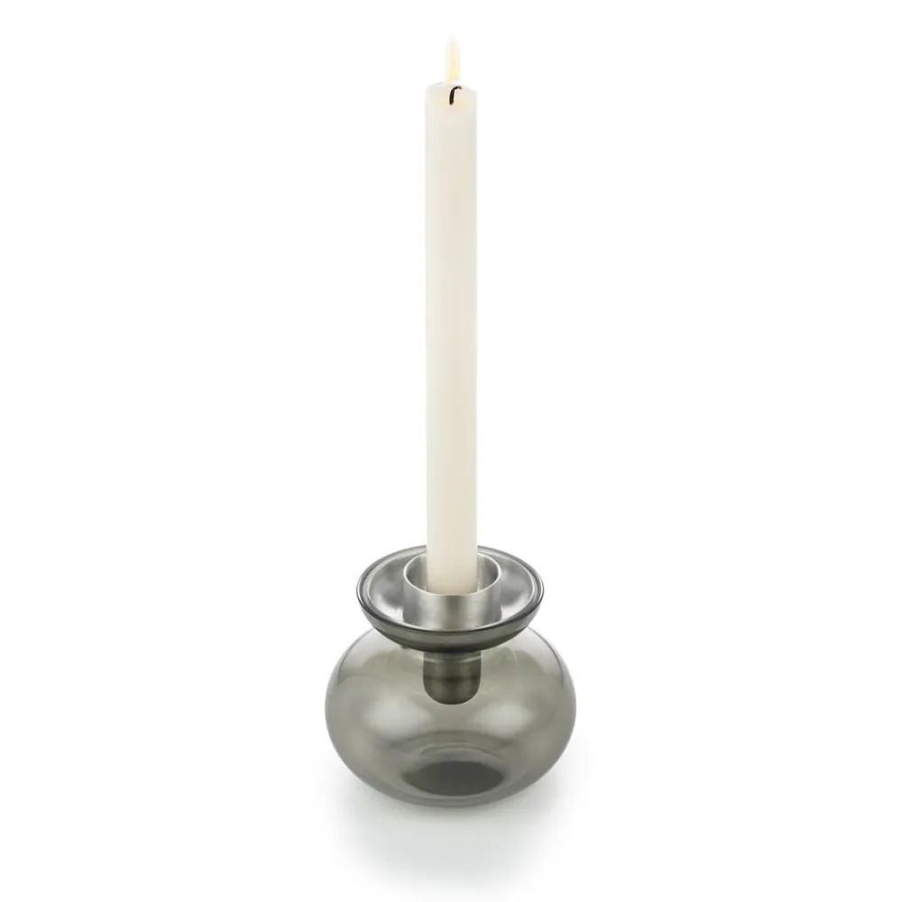 Sale Zone Denmark Inu Vase/Lysestage 2 dele Smoked Grey/Steel