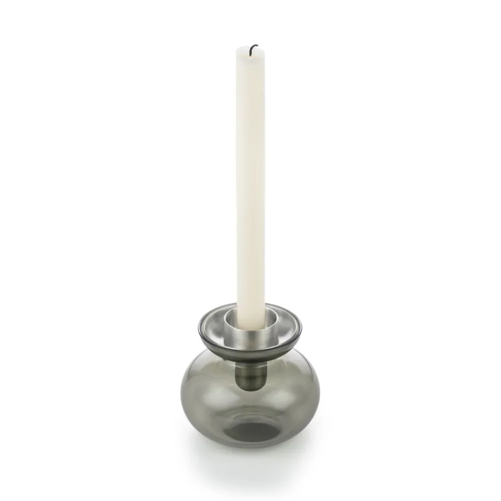 Sale Zone Denmark Inu Vase/Lysestage 2 dele Smoked Grey/Steel