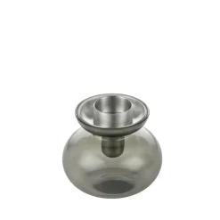 Sale Zone Denmark Inu Vase/Lysestage 2 dele Smoked Grey/Steel