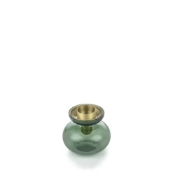 Zone Denmark Inu Vase/Lysestage 2 dele Moss Green/Brass