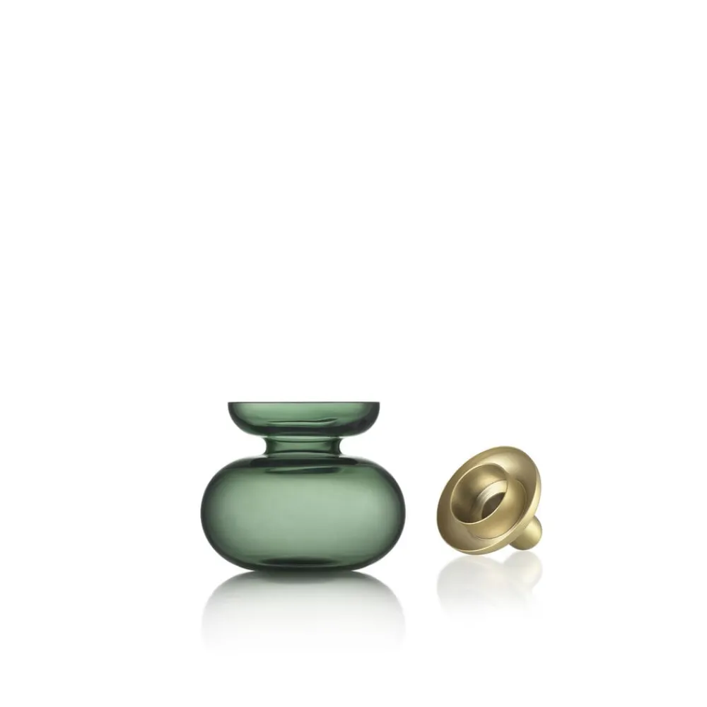 Zone Denmark Inu Vase/Lysestage 2 dele Moss Green/Brass