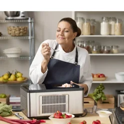 New Blomsterbergs Ismaskine m. kompressor 180 watt Sort/Stål