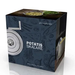 New Funktion Kartoffelskræller Hvid/Transparent