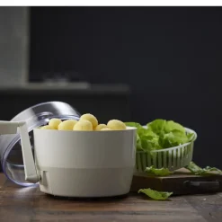 New Funktion Kartoffelskræller Hvid/Transparent