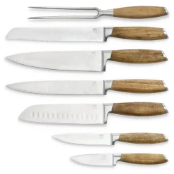 HOLM Knivsæt 7 dele Akacie