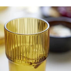 Hot BITZ Kusintha Caféglas 4 stk. Amber