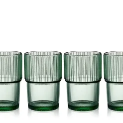 Sale BITZ Kusintha Caféglas 4 stk. Gr&oslash;n