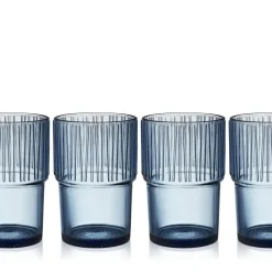 Discount BITZ Kusintha Caféglas 4 stk. Blå