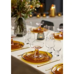 Clearance BITZ Kusintha Glastallerken Amber