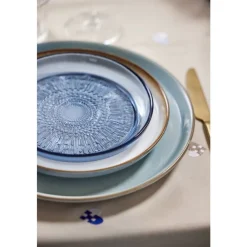 BITZ Kusintha Glastallerken Blå