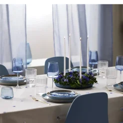 BITZ Kusintha Glastallerken Blå