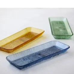 Outlet BITZ Kusintha Serveringsfad rektangulært Blå