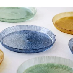 Clearance BITZ Kusintha Serveringsfad rundt Blå