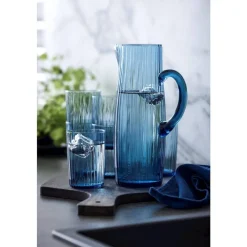 Outlet BITZ Kusintha Vandglas 4 stk. Blå