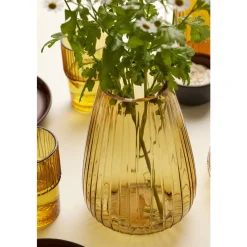 New BITZ Kusintha Vase Amber