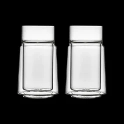 Hot Jacob Jensen Large Dobbeltvægget glas 2 stk. Clear