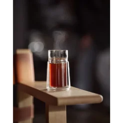 Hot Jacob Jensen Large Dobbeltvægget glas 2 stk. Clear