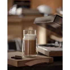 Hot Jacob Jensen Large Dobbeltvægget glas 2 stk. Clear