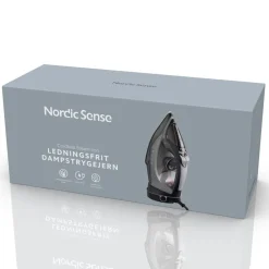 Best Nordic Sense Ledningsfrit dampstrygejern 2400 watt Sort/Grå