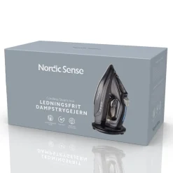 Hot Nordic Sense Ledningsfrit dampstrygejern 2200 watt Sort