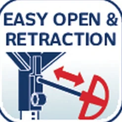 New Leifheit Linomatic 600 Deluxe Cover Paraplytørrestativ Alu