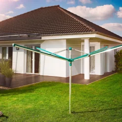 New Leifheit Linomatic 600 Deluxe Cover Paraplytørrestativ Alu