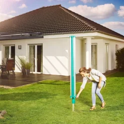 Clearance Leifheit Linomatic 500 Deluxe Cover Paraplytørrestativ Alu