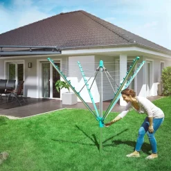 Online Leifheit Linomatic 500 Easy Paraplytørrestativ Alu