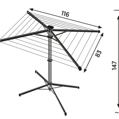 Discount Leifheit LinoPop-Up 140 Tørrestativ Alu