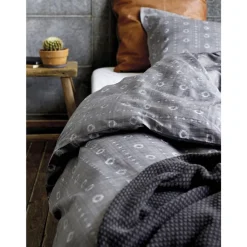 Sale Södahl Lodge leather Pude Black/Tobacco