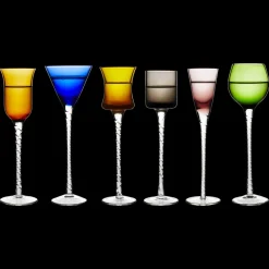 Best Lyngby Glas London Snapseglas 6 stk. Assorterede