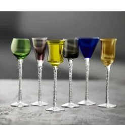 Best Lyngby Glas London Snapseglas 6 stk. Assorterede