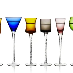 Best Lyngby Glas London Snapseglas 6 stk. Assorterede