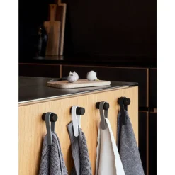 New Zone Denmark Loop magnet Håndklædestrop 2 stk. Soft Grey