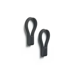 New Zone Denmark Loop magnet Håndklædestrop 2 stk. Black