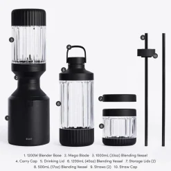 Beast Mega Plus Blender 1200 watt Carbon black