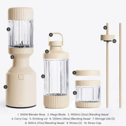 Outlet Beast Mega Plus Blender 1200 watt Sand