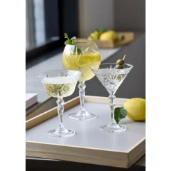 Best Lyngby Glas Krystal Melodia Cocktailglas 4 stk. Klar