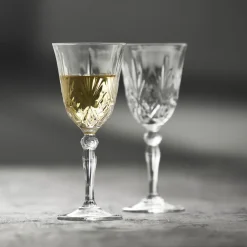 Sale Lyngby Glas Krystal Melodia Hvidvinsglas 4 stk. Clear