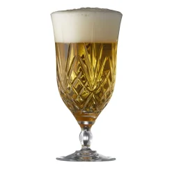 Hot Lyngby Glas Krystal Melodia Ølglas 4 stk. Clear
