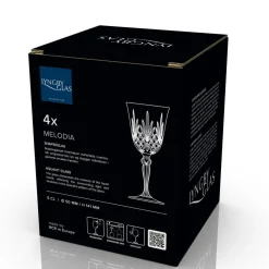 Online Lyngby Glas Krystal Melodia Snapseglas 4 stk. Klar