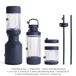 Outlet Beast Mighty Plus Blender 850 watt Navy