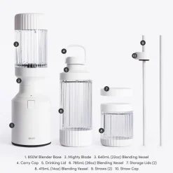 Clearance Beast Mighty Plus Blender 850 watt Cloud white