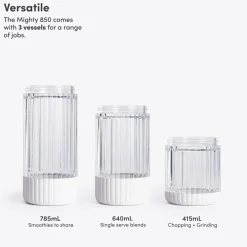 Clearance Beast Mighty Plus Blender 850 watt Cloud white