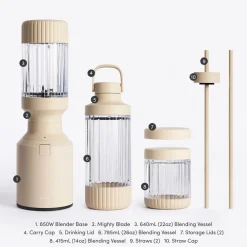 Clearance Beast Mighty Plus Blender 850 watt Sand