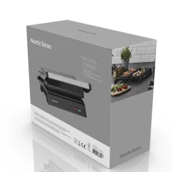 Discount Nordic Sense Minipaninigrill 1000 watt Sort